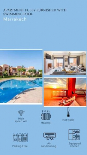 Marrakech flat with swimming pool & sunny garden